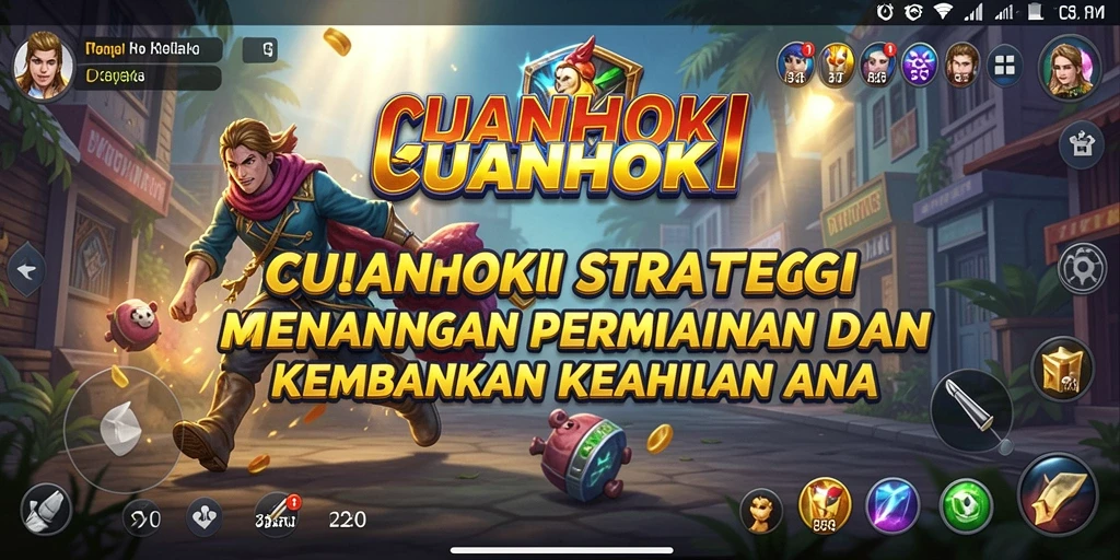 Tampilan menarik dari gameplay strategis CUANHOKI yang penuh tantangan.