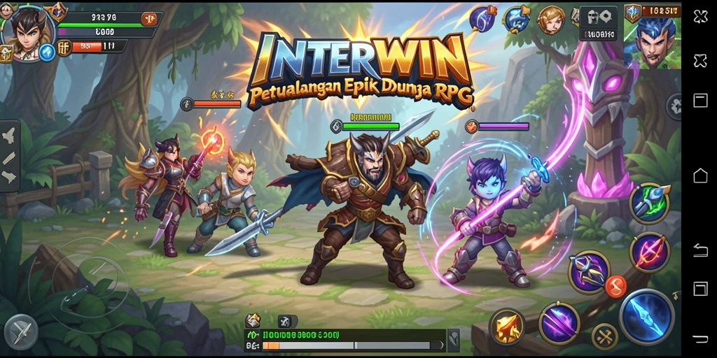 Gameplay INTERWIN yang seru dan menantang dalam dunia RPG.