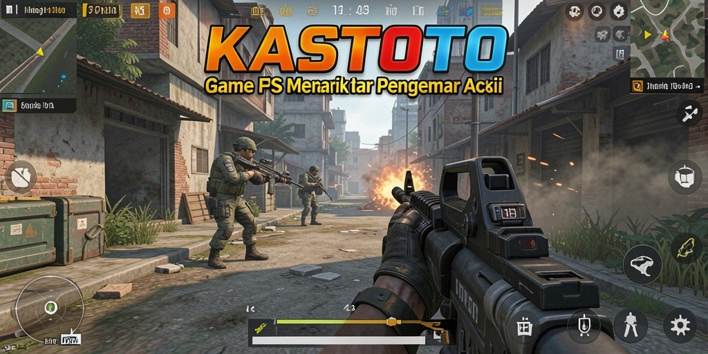 Tampilan gameplay KASTOTO yang penuh aksi dan grafis menawan.