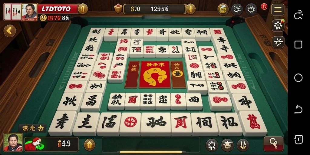 Tampilan gameplay LTDTOTO yang menarik dengan ubin Mahjong berwarna.