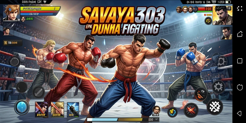 Tampilan gameplay SAVAYA303 dengan pertarungan yang mendebarkan.